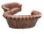 Vintage English Tufted Distressed Cognac Leather Chesterfield Sofa - Pair For Sale - Image 4 of 10