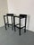 Set of Modernist Black Wood and Steel Bar Stools by Ruud Jan Kokke, 1980s For Sale - Image 9 of 11