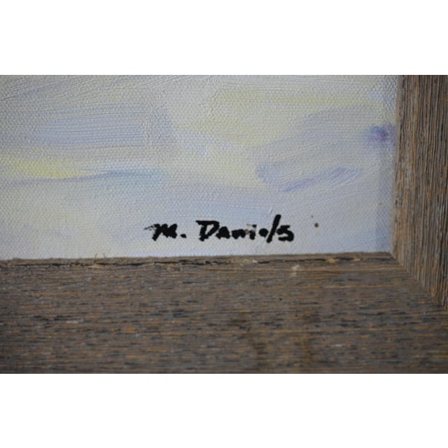 Mark Daniels Pack Burro With Firewood "Winter Work," Original Southwestern Oil Painting For Sale - Image 4 of 6