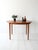 Teak table with a round top and two separate extension leaves. Simple lines and balanced proportions. Vintage Scandinavian...