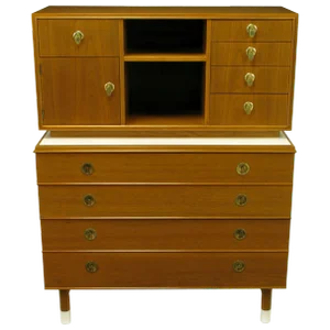 Renzo Rutili Mahogany and White Micarta Chest-On-Chest