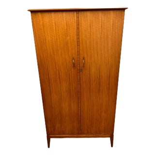 1960s Mid Century Modern Armoire by Alfred Cox of London For Sale