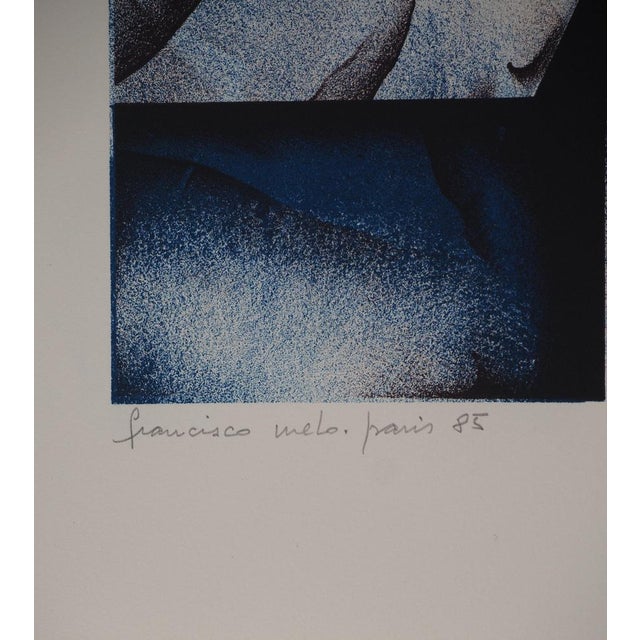 Contemporary Francisco Melo, Composition mécanique (Nude), Lithograph For Sale - Image 3 of 7