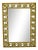 Italian Rectangular Gold & Silver Leaf Framed Mirror For Sale - Image 9 of 9