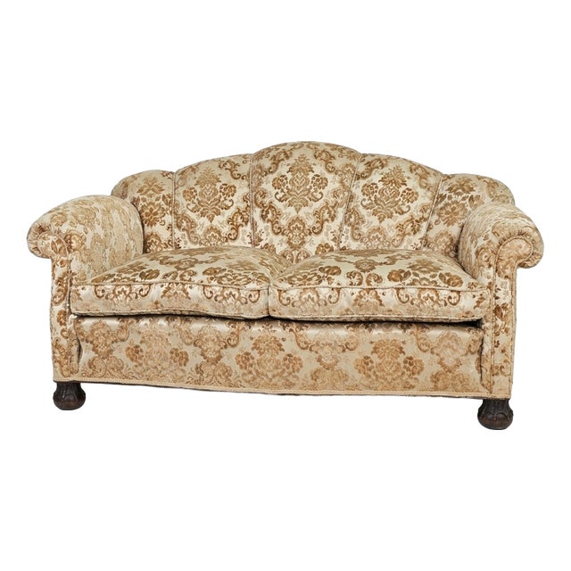 Antique Chippendale Style Sofa, 1890s For Sale