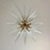 2020s Italian 51-Tip Murano Glass Sputnik Chandelier, Clear Transparent For Sale - Image 5 of 12