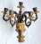 Bronze Antique 19thc French Empire Gilt & Patinated Bronze 5 Light Candelabra Wall Sconce - Male Mask For Sale - Image 8 of 15