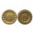 Vintage Pair of Hollywood Regency Moroccan Repoussé Brass Architectural Wall Chargers For Sale