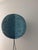 Mid-Century Tripod Floor Lamp with Blue Raffia Shade, 1950s For Sale - Image 10 of 12