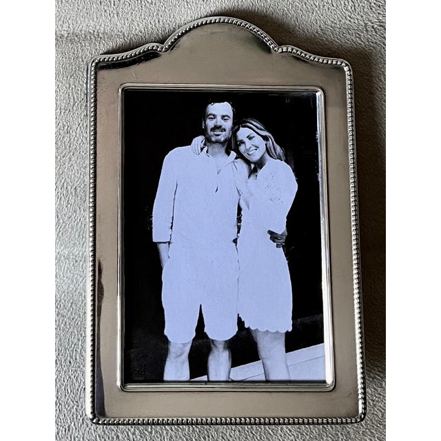 Vintage English Sterling Silver Hallmarked Frame-Velvet Easel Back For Sale In New York - Image 6 of 9