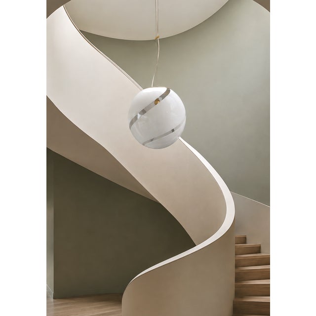 Gorgeous geo s35 chandelier by la murrina in murano glass, mouth-blown using the ancient murano technique of twisting...