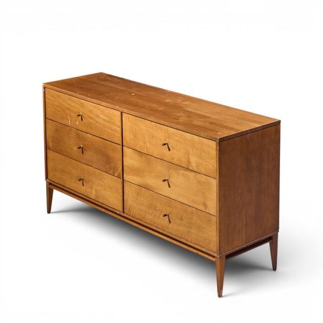 Wood Paul McCobb for Planner Group Mid Century Lowboy Dresser For Sale - Image 7 of 7