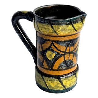 Mid 20th Century Italian Ceramic Pitcher For Sale