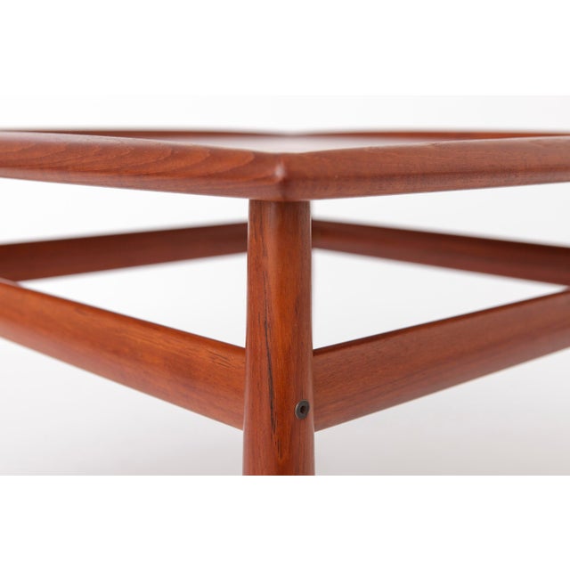 Wood Mid-Century Modern Danish Teak Side Table by Grete Jalk for Glostrup, 1960s For Sale - Image 7 of 12