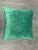 Textile Contemporary Green Velvet Decorative Pillow Cover For Sale - Image 7 of 13
