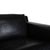 Modern Leather Three-Seater Black Sofa from Minotti For Sale - Image 3 of 12