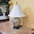 Vintage Heyward House Chinoiserie Floral Ceramic Ginger Jar Table Lamp For Sale - Image 12 of 18
