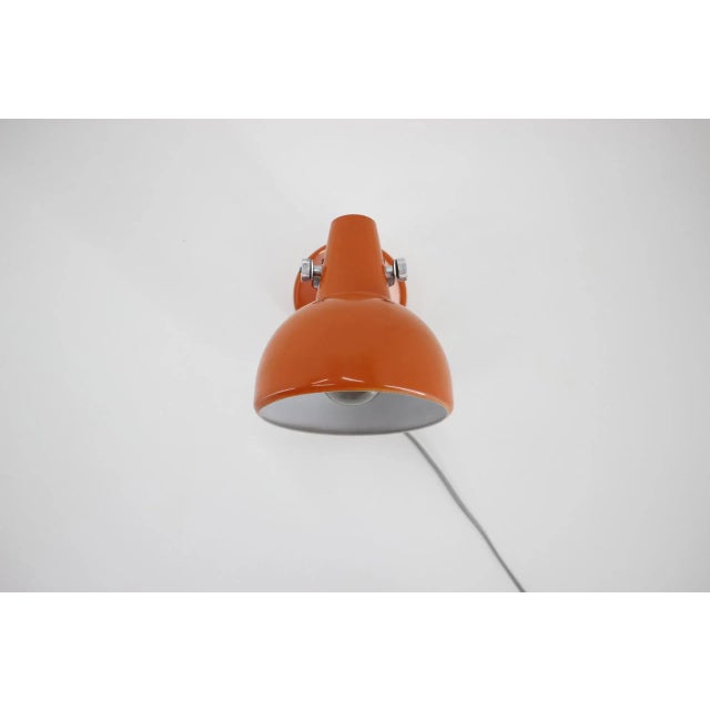 Vintage Orange Sconce, 1960s For Sale - Image 9 of 11