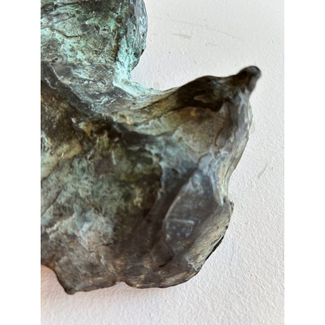 Ruth Aizuss Migdal Vintage Bronze Bust Sculpture by Ruth Aizuss Migdal For Sale - Image 4 of 5