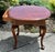 Brown Vintage Nob Creek Oval CherryWood Queen Anne Style Table W/Drawer For Sale - Image 8 of 14