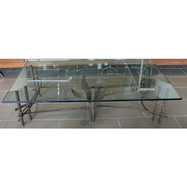 1960s Brutalist Copper Coffee Table For Sale - Image 5 of 9