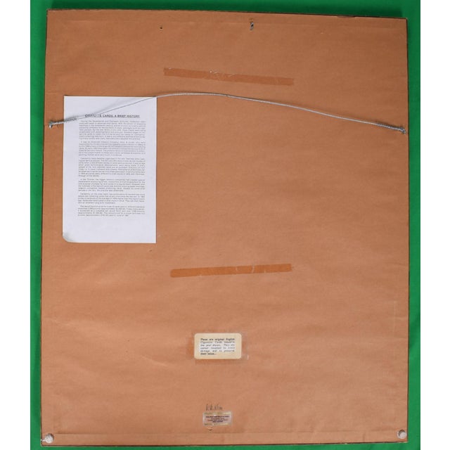 Card Sz: 1 3/4"H x 2 3/4"W Art Sz: 20"H x 16"W Frame Sz: 25 5/8"H x 21 1/2"W