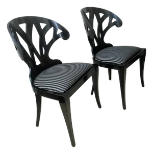 1980s Italian Postmodern Chairs, Pietro Constantini for Ello, a Pair