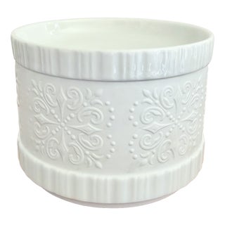 German Edelstein Bavaria Bowl with Lid, 1970s For Sale