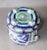 A striking example of French barbotine majolica, this richly modeled cache pot dates to the late 19th century and...