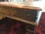 Late 19th Century Antique Large Rectangular Carved Wood Bone Inlay Hand - Made Dining or Conference Table For Sale - Image 5 of 9