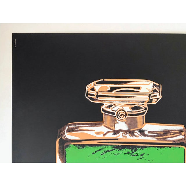 Andy Warhol Vintage 1997 Fine Art Silkscreen Print Large Pop Art Poster " Chanel No.5 " 1985 For Sale In Kansas City - Image 6 of 12