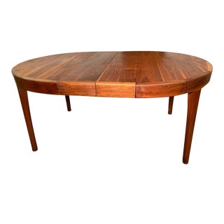 1960s Mid-Century Danish Teak and Walnut Dining Table Attributed to Kofod Larsen For Sale