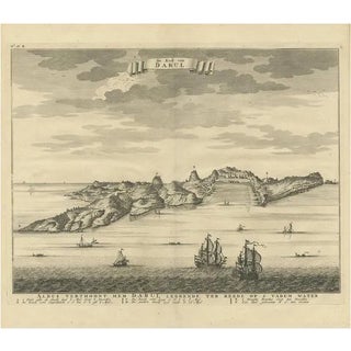 F. Valentijn, Illustration of the Coast of Dabhol 'ndia, 1726, Print For Sale