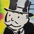 White Alec Monopoly "Mr. Monopoly Playing the Piano" 2010 Painting on Canvas For Sale - Image 8 of 11