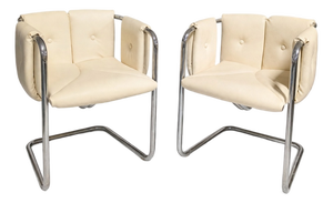 Lounge Space Age Chairs, 1970s, Set of 2