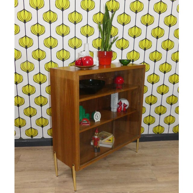 Metal Chest of Drawers in Walnut and Glass, 1960s For Sale - Image 7 of 15