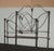 Pair of French Country Iron Twin Bed Frames Headboards & Rails ~ Match but Dont For Sale - Image 4 of 17