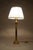 1950s Tall Vintage Neoclassical Brass Table Lamp with Black Marble Base, 1950s For Sale - Image 5 of 12