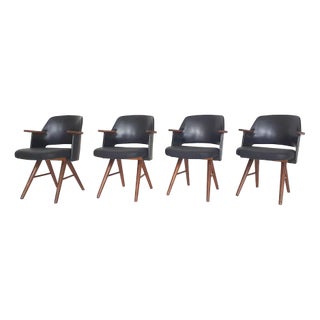 Model FT30 Dining Chairs attributed to Cees Braakman for Pastoe, Netherlands, 1954, Set of 4 For Sale