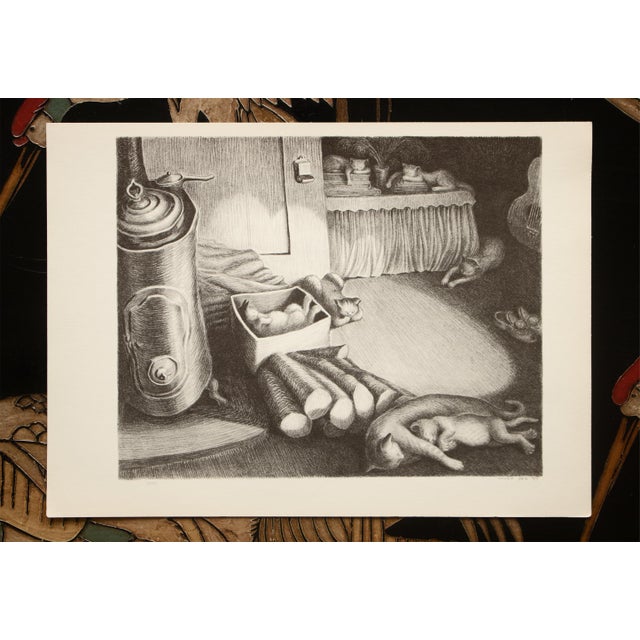 1939 After Wanda Gag "Siesta", First Edition Period Offset Lithograph For Sale In Dallas - Image 6 of 9