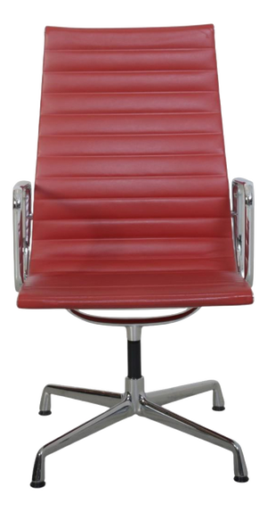 EA-109 Chair in Red Leather by Charles and Ray Eames, 2007