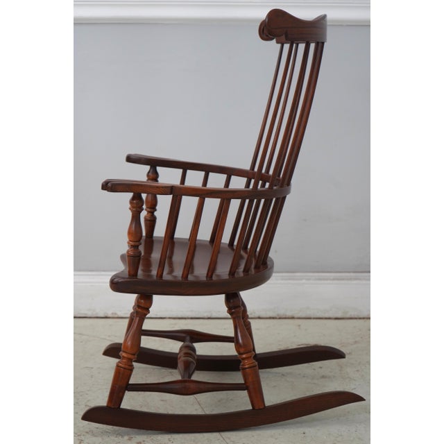 Traditional Frederick Duckloe Small Size Windsor Rocker For Sale - Image 3 of 18