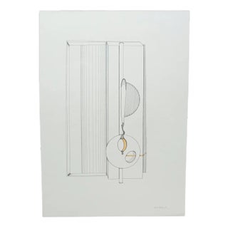 Nils Haglund, #026 Drawing, 1979, Pencil on Paper For Sale