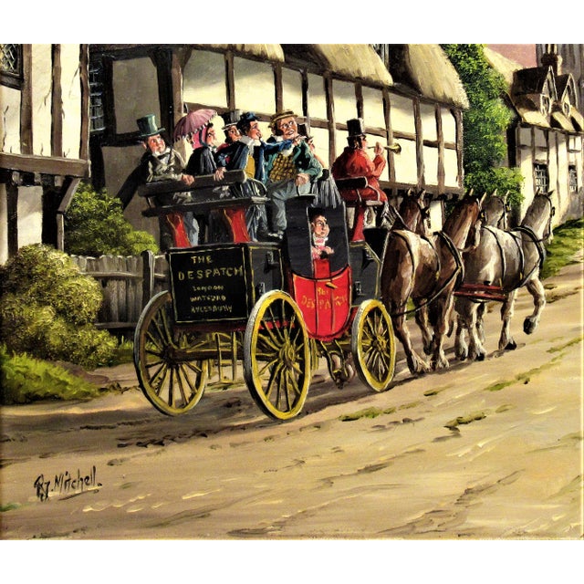 Late 20th Century Reginald John Mitchell, The Despatch, Circa 1985 For Sale - Image 5 of 9