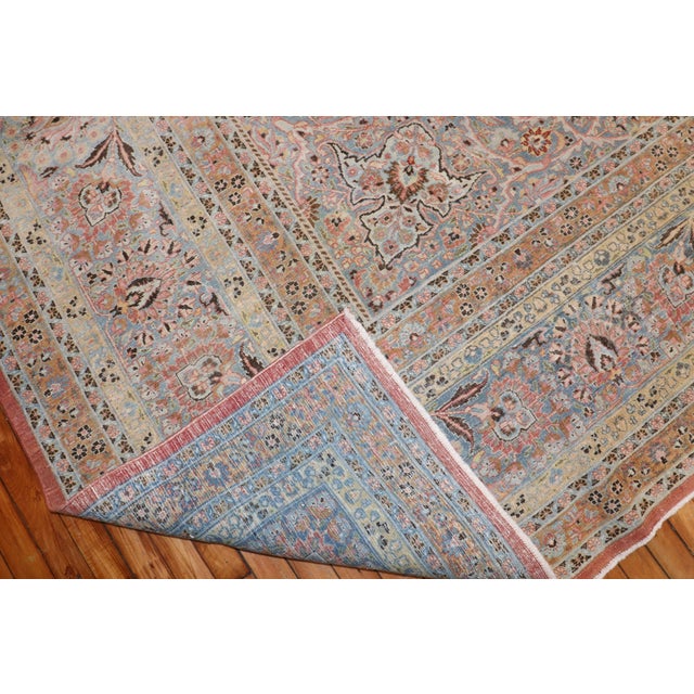 Brown Antique Zabihi Collection Persian Meshed Carpet - 11'2" x 19' For Sale - Image 8 of 12