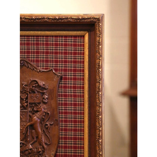 Early 20th Century Carved Fruitwood Canadian Coat of Arms Wall Plaque For Sale In Dallas - Image 6 of 8