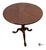 Wood Vintage Traditional Chippendale Style Mahogany Tilt Too Accent Table For Sale - Image 7 of 10