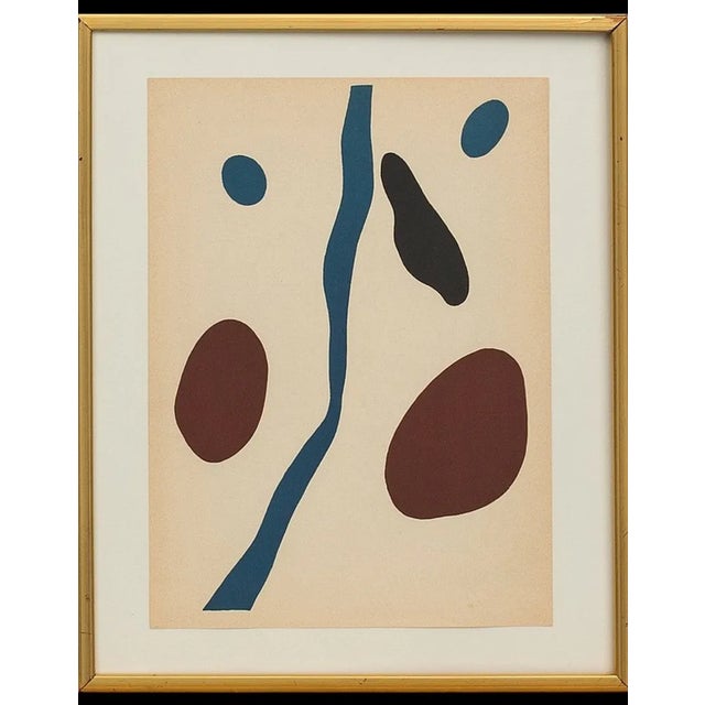 Jean ARP - Abstract Composition, 1949 Lithograph on wove paper unsigned and not numbered(2nd impression). Size: 38 x 28 cm...