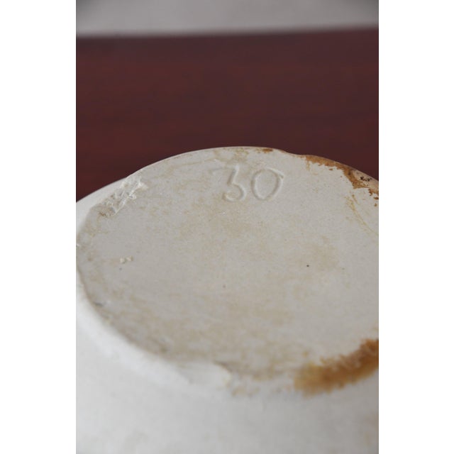 French Country Antique French Ironstone Bowl - Large For Sale - Image 3 of 4