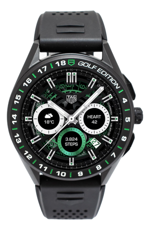 Tag Heuer Connected Golf Edition 45mm Sbg8a82 Black Titanium Quartz Smartwatch